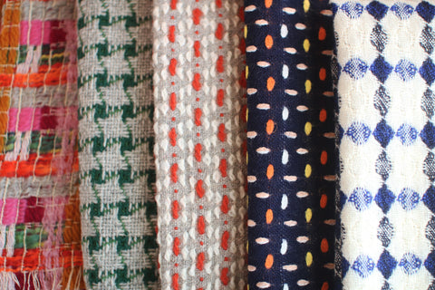 Woven Wool Square Cloth/Scarf {matsuribayashi}