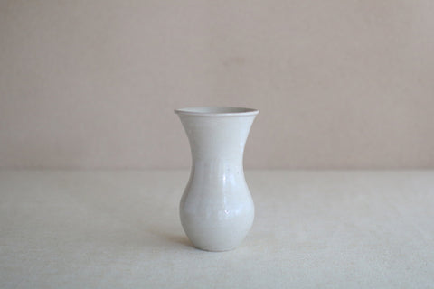 Gunji Pottery Small White Vase