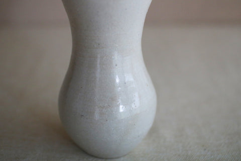 Gunji Pottery Small White Vase