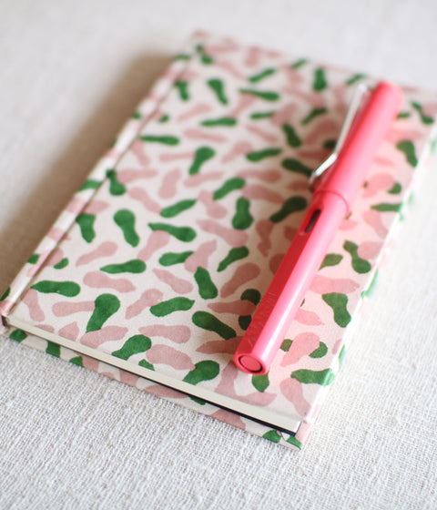HAIBARA Chiyogami Notebook {Gourd}