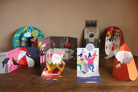 Holiday Pop-up Card {Chimney & A Girl}
