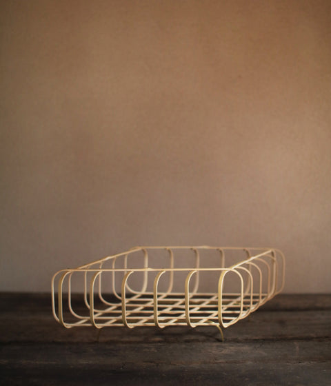 Kei Nakamura Stretchable Bamboo Square Basket