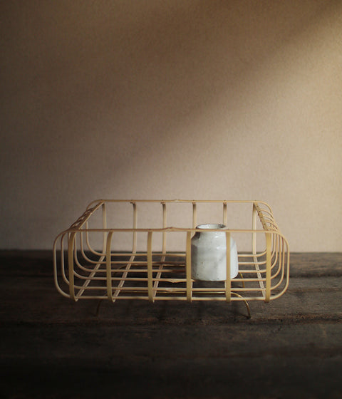 Kei Nakamura Stretchable Bamboo Square Basket