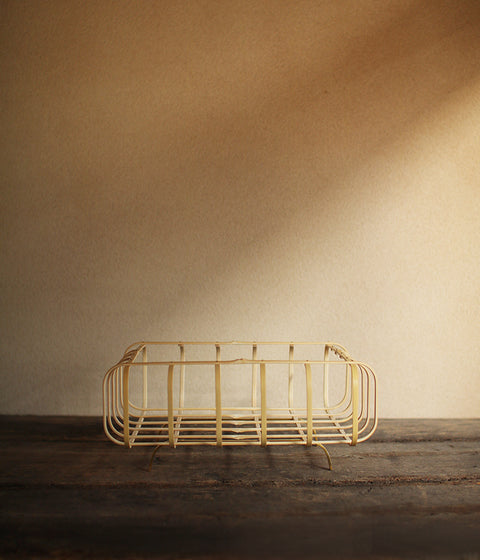 Kei Nakamura Stretchable Bamboo Square Basket