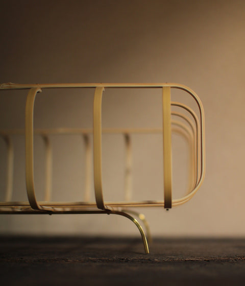Kei Nakamura Stretchable Bamboo Square Basket