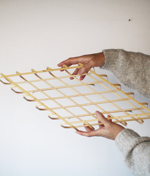 Kei Nakamura Stretchable Bamboo Square Basket