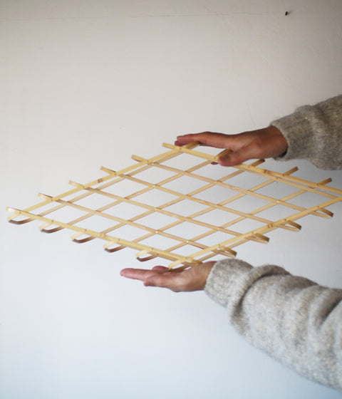 Kei Nakamura Stretchable Bamboo Square Basket