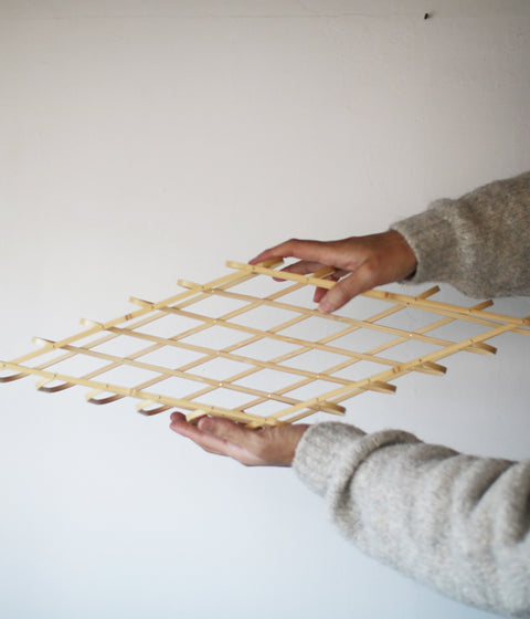 Kei Nakamura Stretchable Bamboo Square Basket