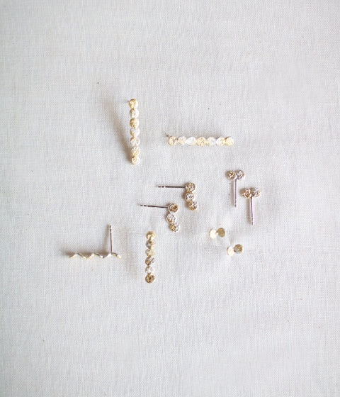 Jona "tenten futaba line" Stud Earrings