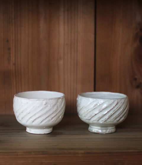 White Shinogi Tea Cup [B]