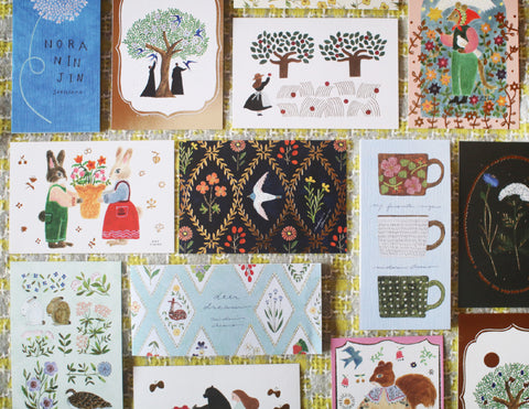 Foil-Pressed Postcard Set {Aiko Fukawa}