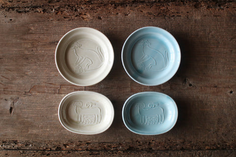 Mamezara Mini Dish {Cat} (20% OFF)