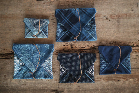 Sashiko Santoku Pouch [Large] : E