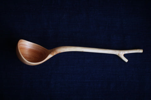 Hand-Carved Branch Ladle [Zelkova-B] - Sold out