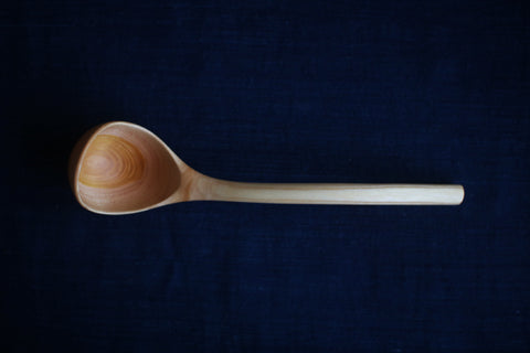 Hand-Carved Branch Ladle [Zelkova-A] - Sold out