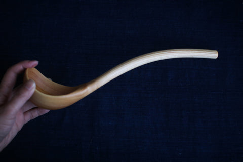 Hand-Carved Branch Ladle [Zelkova-A] - Sold out
