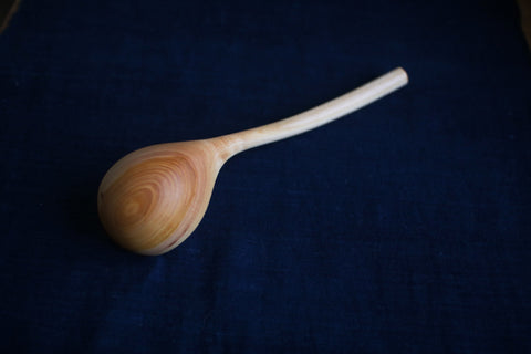 Hand-Carved Branch Ladle [Zelkova-A] - Sold out