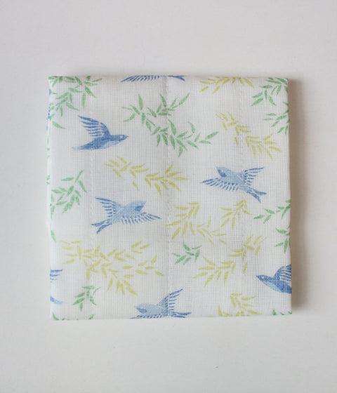 Kaya Weave Cotton Towel {Summer Blue Bird}