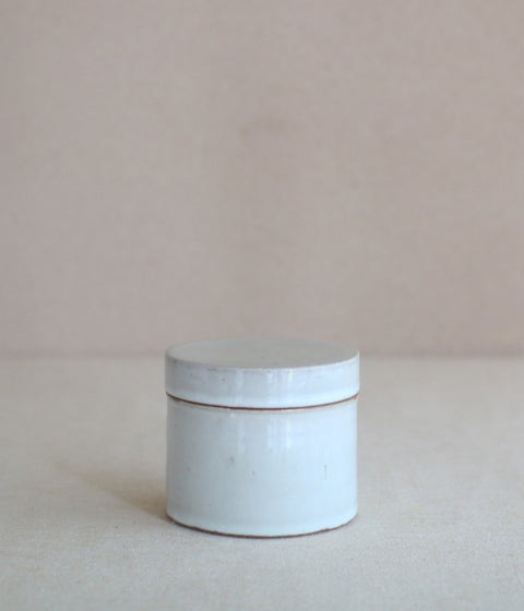 Gunji Pottery Futamono Lidded Jar - Cylindrical
