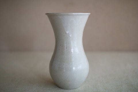 Gunji Pottery Small White Vase