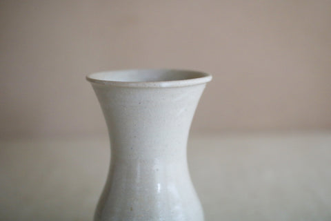 Gunji Pottery Small White Vase