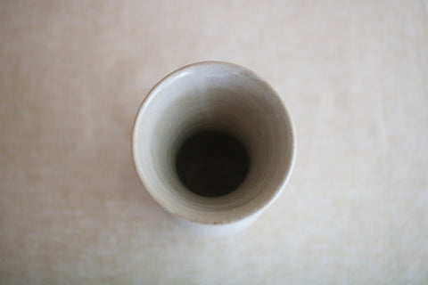 Gunji Pottery Small White Vase