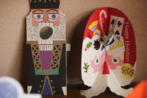 Holiday Pop-up Card {Santa & Pigeon}