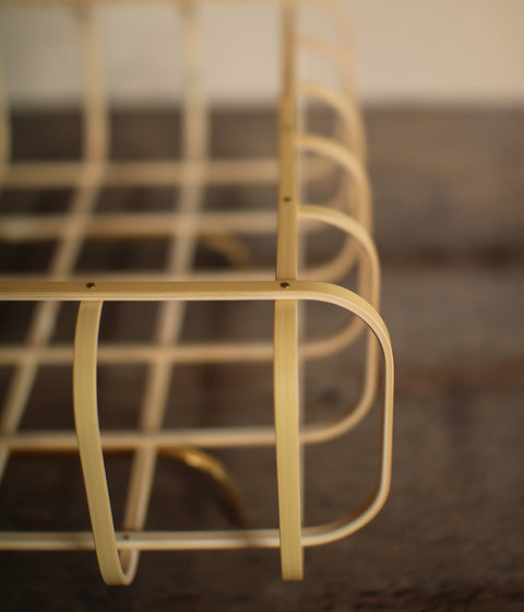 Kei Nakamura Stretchable Bamboo Square Basket